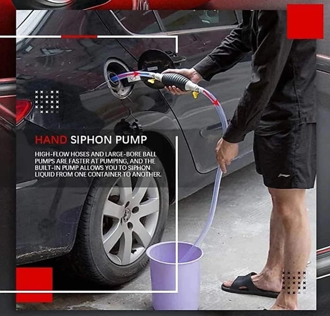 9085A Fuel Transfer Pump Kit, High Flow Siphon Hand Oil Pump, Portable Manual Car Fuel Pump for Petrol Diesel Oil Liquid Water Transfer Pump DeoDap 9085A Fuel Transfer Pump Kit, High Flow Siphon Hand Oil Pump, Portable Manual Car Fuel Pump for Petrol Diesel Oil Liquid Water Transfer Pump DeoDap